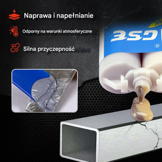 Środek naprawczy do kleju do metalu