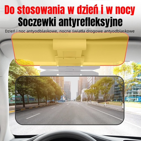 Samochodowa przeciwodblaskowa płytka ochronna oczu