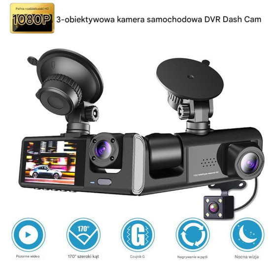 Rejestrator jazdy 1080P HD