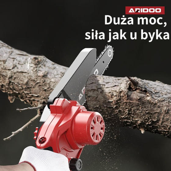 German 4-inch lithium-ion electric saw